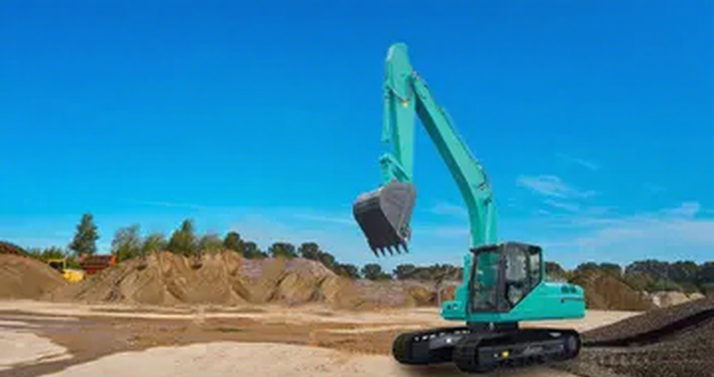What is the digging height for an excavator?